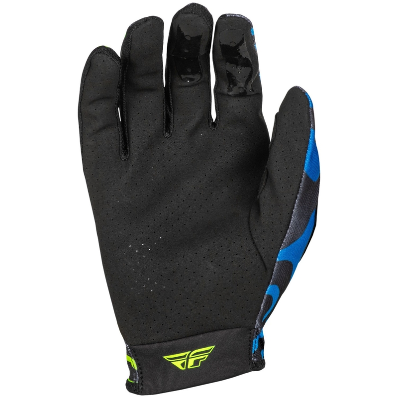 Gants motocross FLY Racing Lite bleu-bleu-jaune