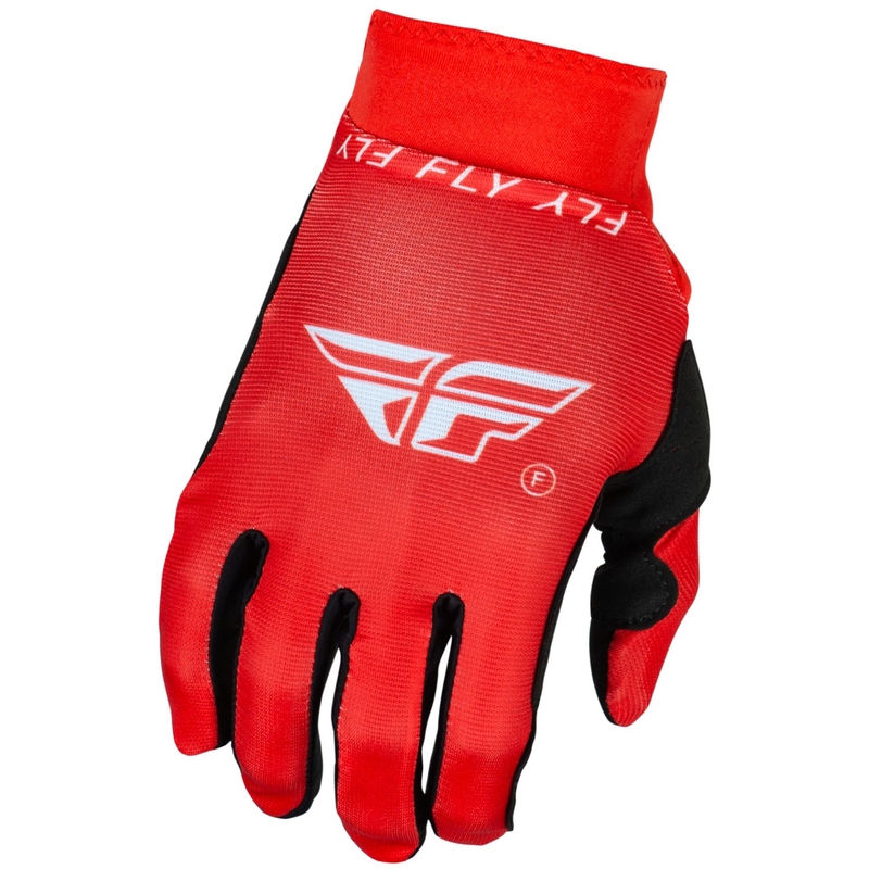 Gants motocross FLY Racing ProLite rouge-blanc
