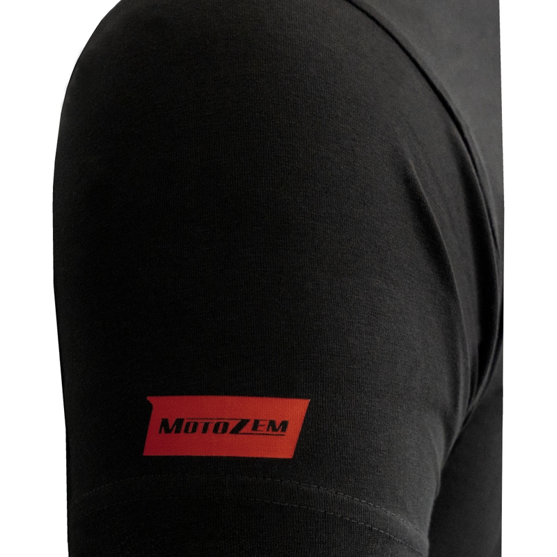 T-shirt MotoZem « Les motos sont notre passion » noir