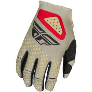 Gants de motocross FLY Racing Kinetic Sym gris-rouge-noir