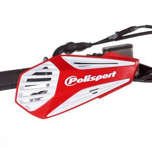 Chrániče páček POLISPORT MX AIR with universal handlebar mounting kit White / Black
