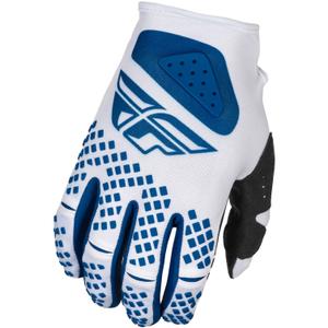 Gants de motocross FLY Racing Kinetic Center blanc-bleu