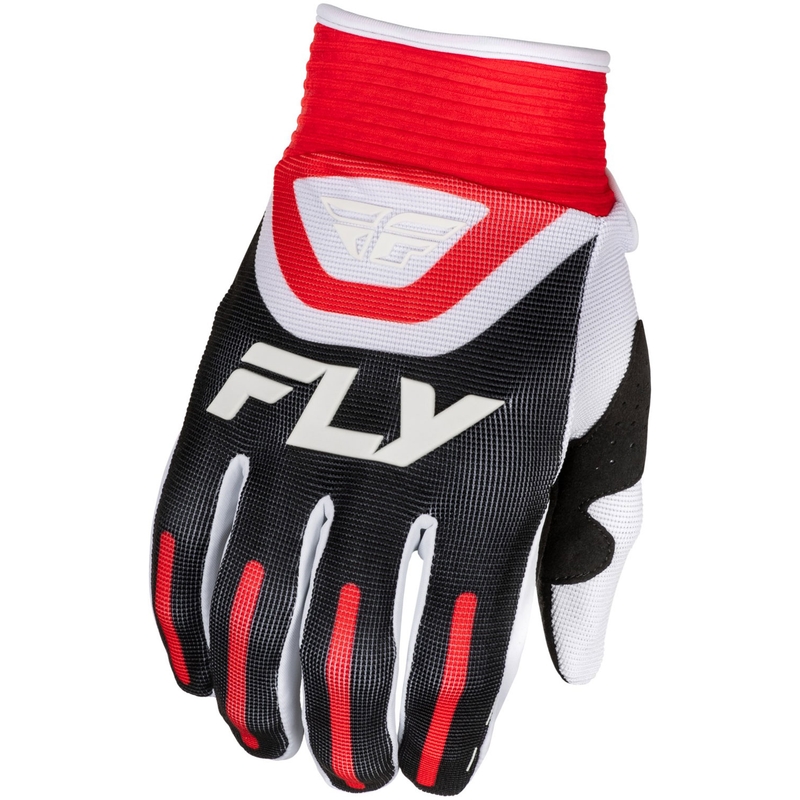 Gants de motocross FLY Racing F-16 noir-rouge-blanc