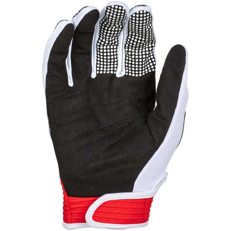Gants de motocross FLY Racing F-16 noir-rouge-blanc