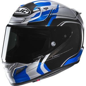 Casque moto intégral HJC RPHA 12 Lawin gris-bleu-noir