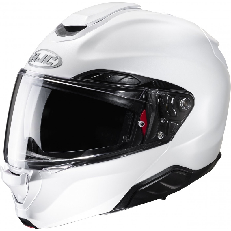 Casque moto modulable HJC RPHA 91 Solid blanc perle