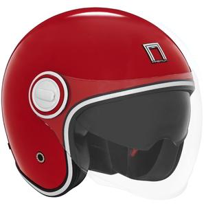 Casque moto jet NOX PREMIUM Heritage rouge