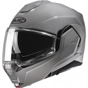 Casque moto modulable HJC i100 Solid gris clair