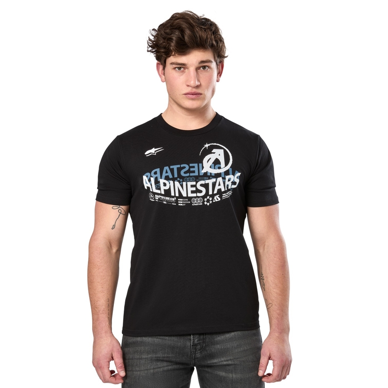 T-shirt Alpinestars Semicircle CSF noir