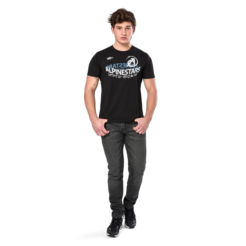 T-shirt Alpinestars Semicircle CSF noir