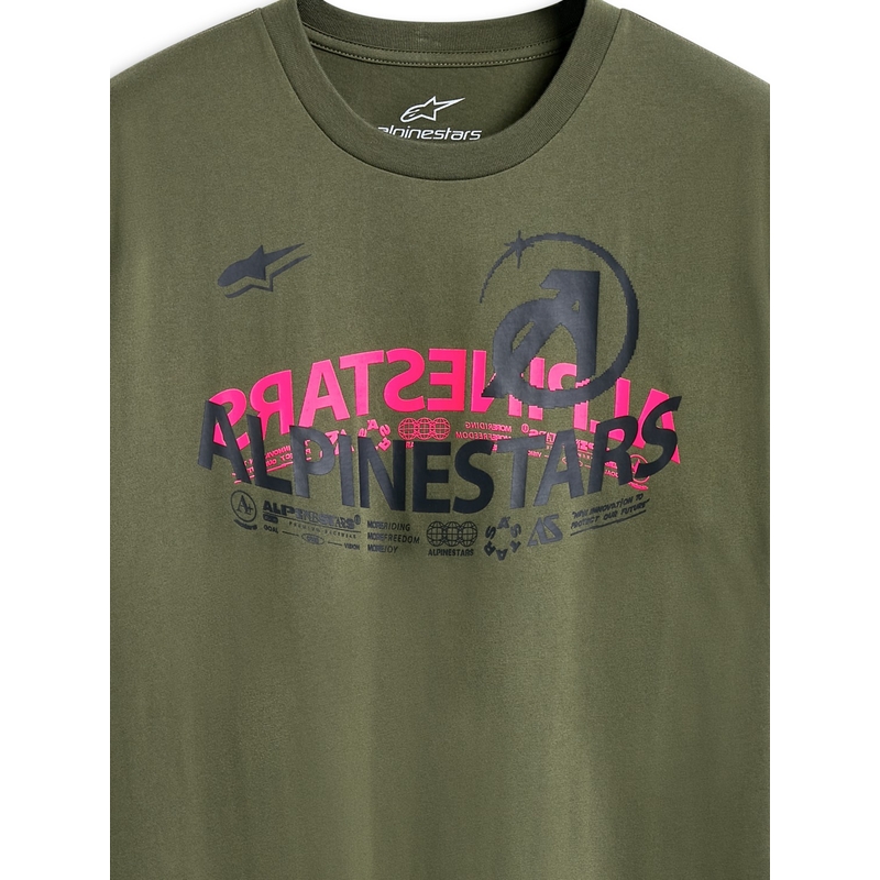 T-shirt Alpinestars Semicircle CSF vert