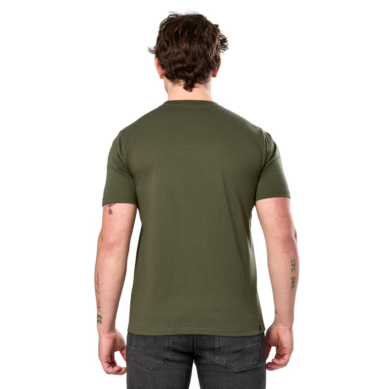 T-shirt Alpinestars Semicircle CSF vert