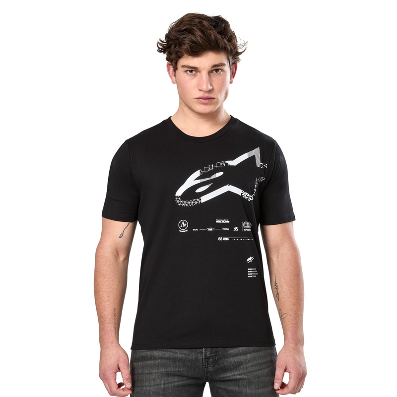 T-shirt Alpinestars Geografica CSF noir