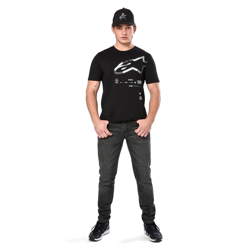 T-shirt Alpinestars Geografica CSF noir