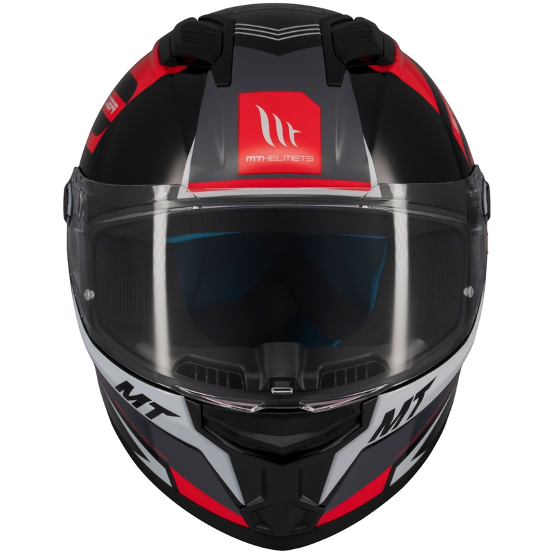 Casque moto intégral MT Stinger 2 Tron noir-rouge-gris