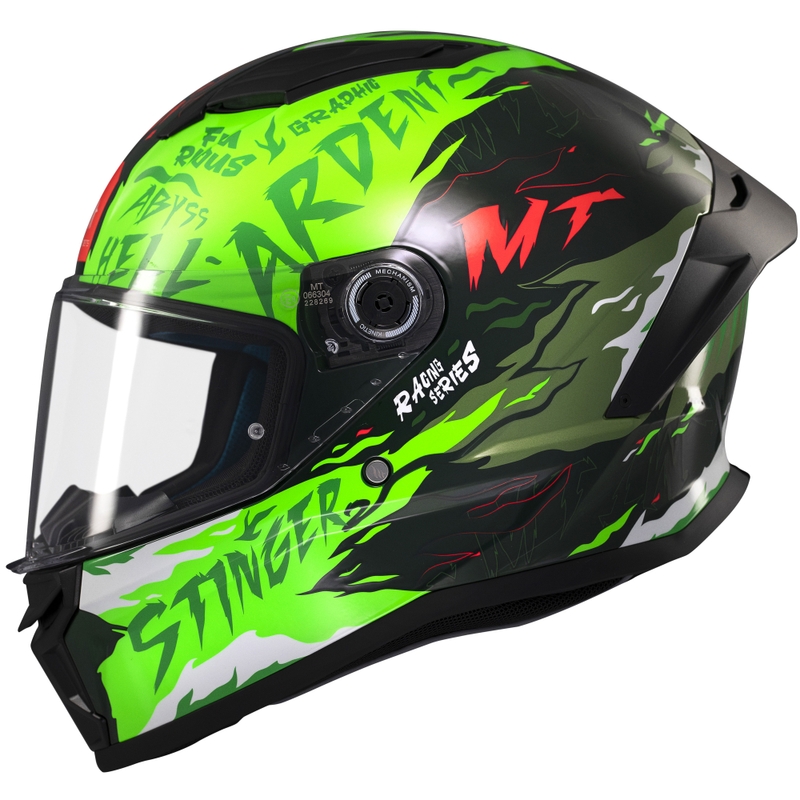Casque moto intégral MT Stinger 2 Ardent vert