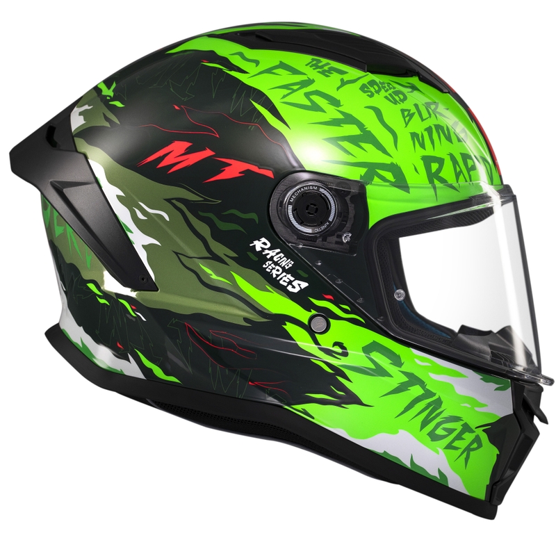 Casque moto intégral MT Stinger 2 Ardent vert