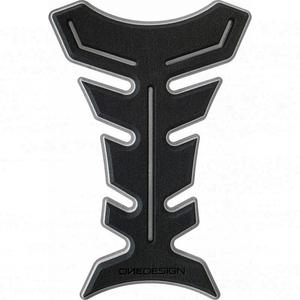 Autocollant pour réservoir de carburant Imprimé Noir noir-gris