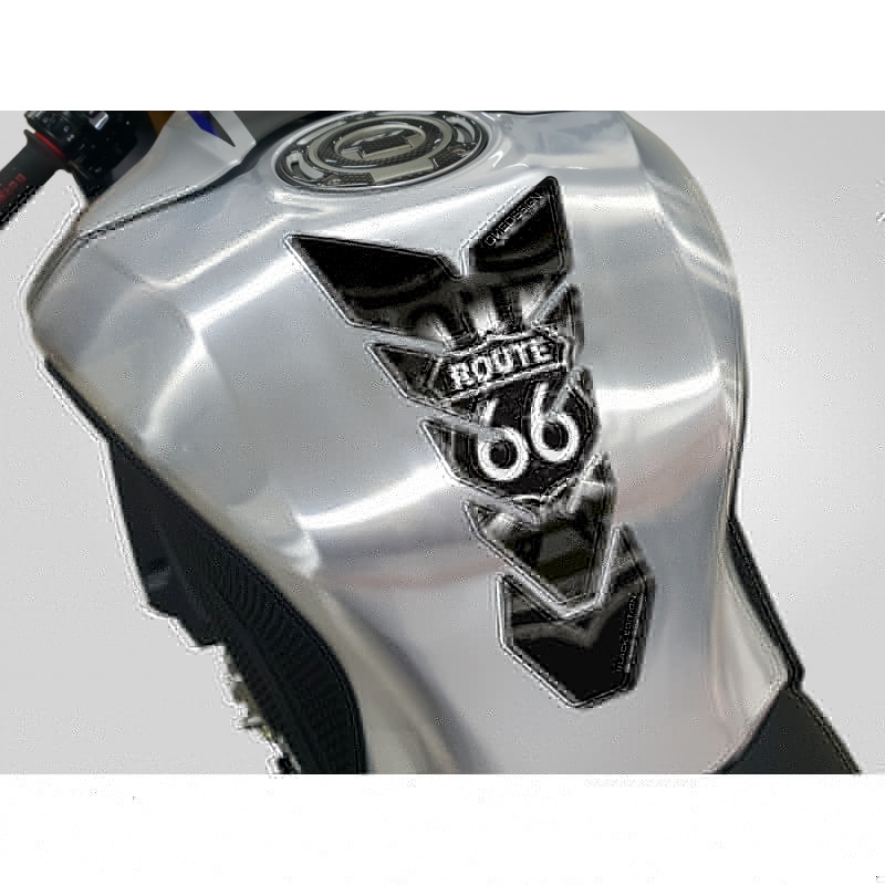 Autocollant pour réservoir de carburant, édition noire - Route 66