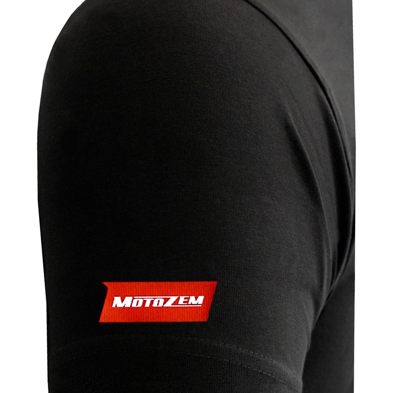 T-shirt MotoZem I just need to ride noir