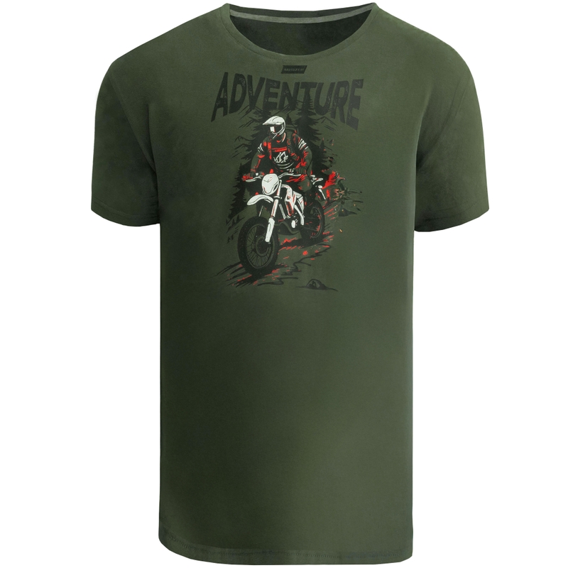 T-shirt Motozem Adventure vert
