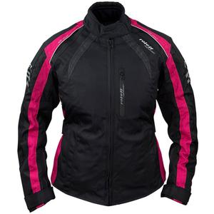 Veste moto femme Roleff Venedig noir-rose