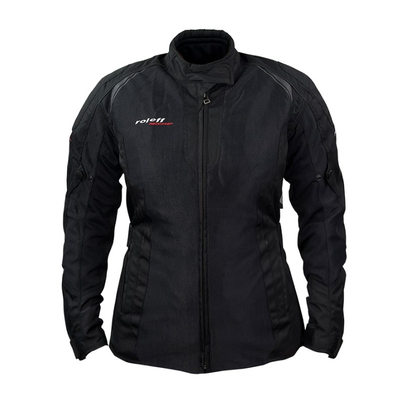 Veste moto femme Roleff Mesh noir