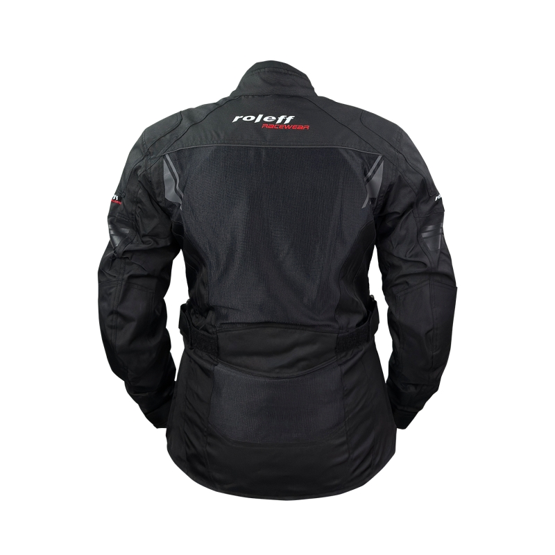 Veste moto femme Roleff Mesh noir
