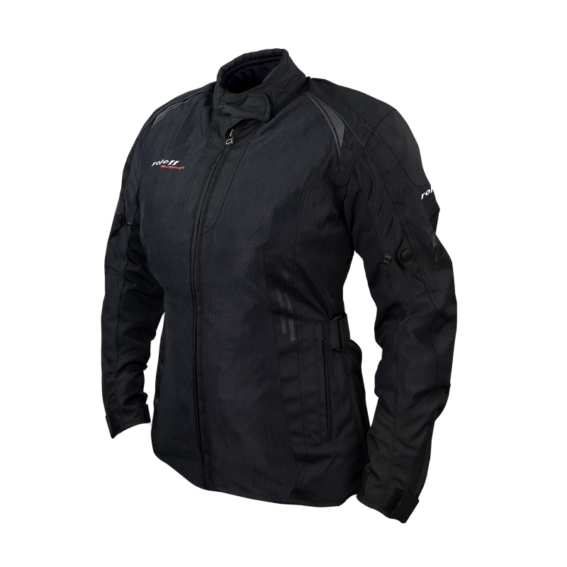 Veste moto femme Roleff Mesh noir
