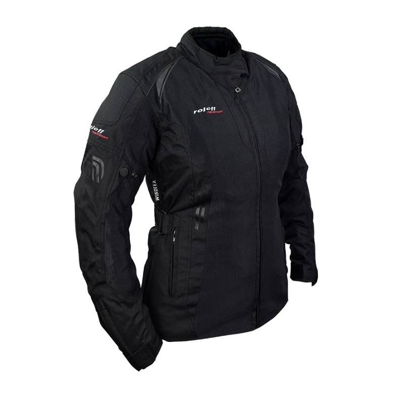 Veste moto femme Roleff Mesh noir