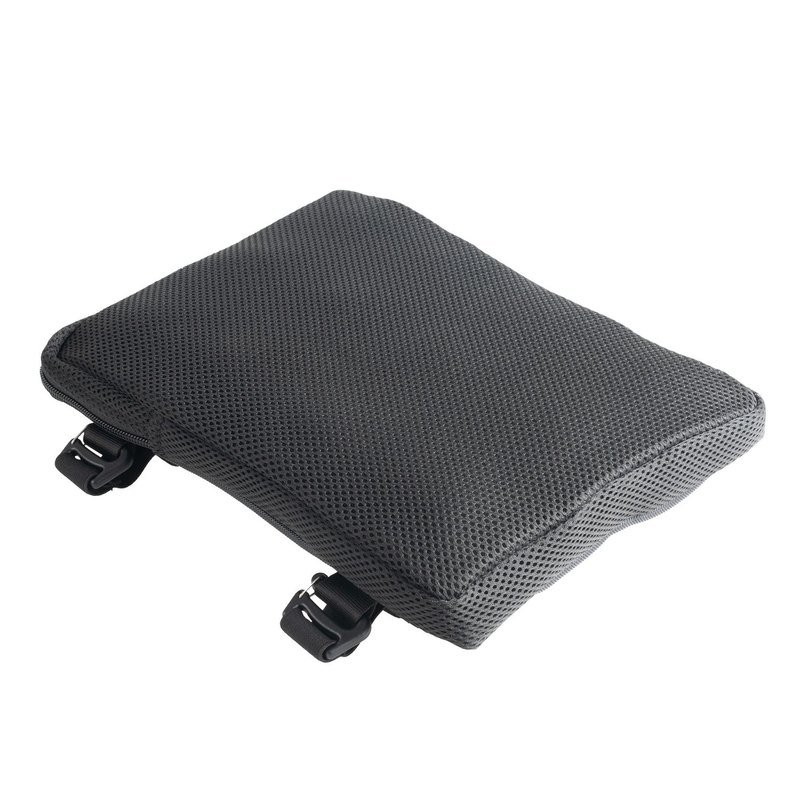 Siège passager Oxford Air Seat Pillion et coussin gonflable noir Enduro sur le siège passager