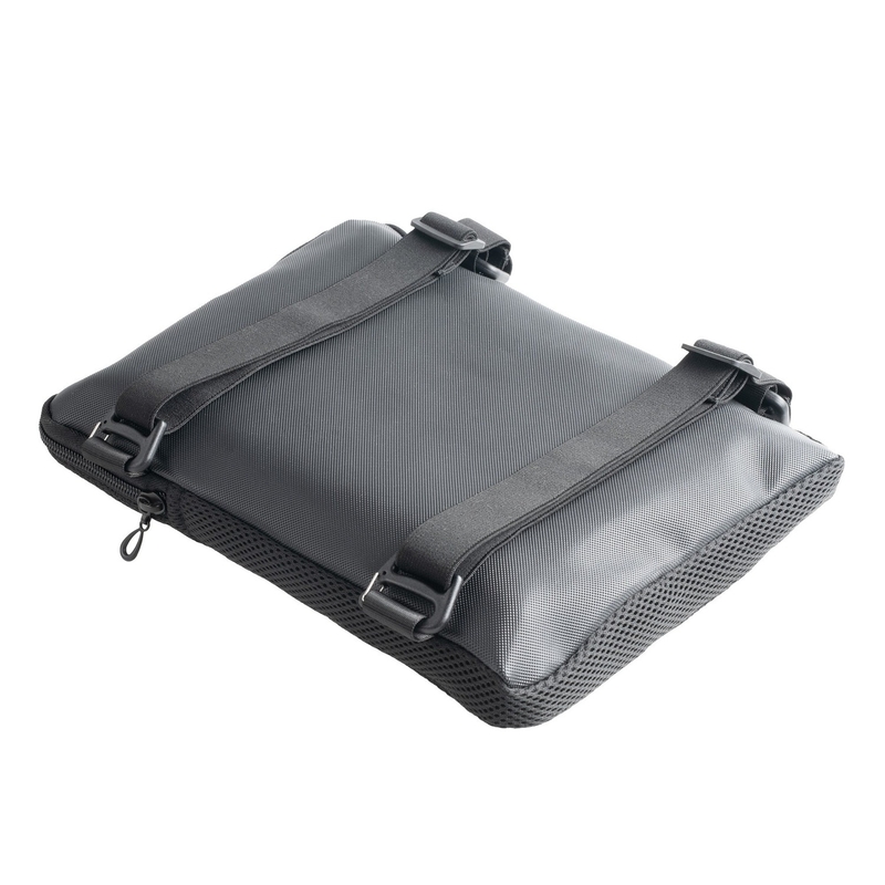 Siège passager Oxford Air Seat Pillion et coussin gonflable noir Enduro sur le siège passager