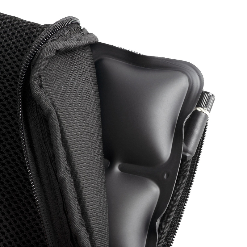 Siège passager Oxford Air Seat Pillion et coussin gonflable noir Enduro sur le siège passager
