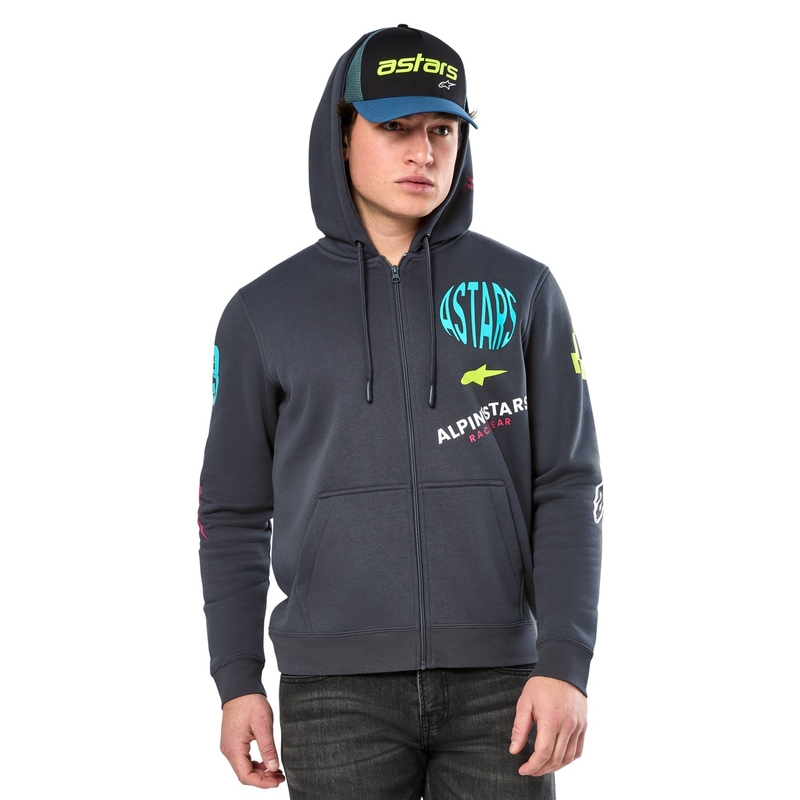 Sweat à capuche Alpinestars Varigate gris foncé