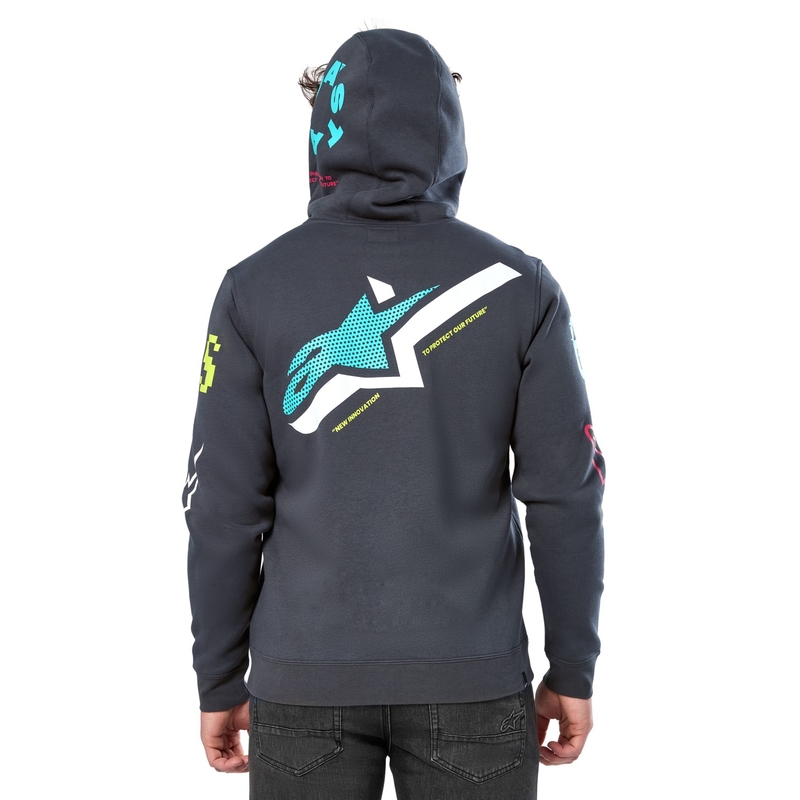 Sweat à capuche Alpinestars Varigate gris foncé