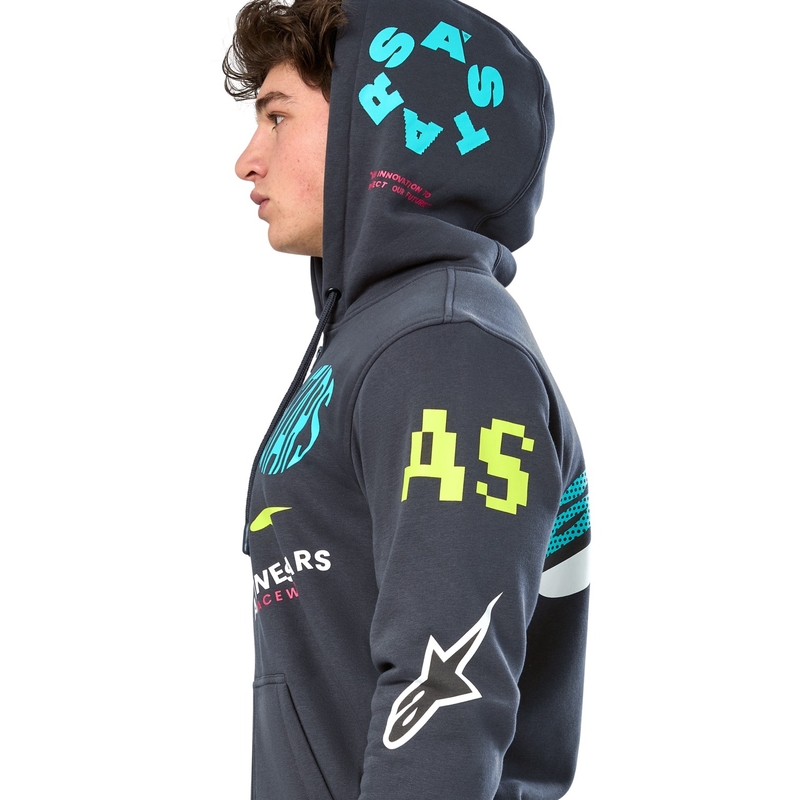Sweat à capuche Alpinestars Varigate gris foncé