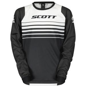 Maillot de motocross SCOTT EVO Swap pour enfant Noir-Blanc