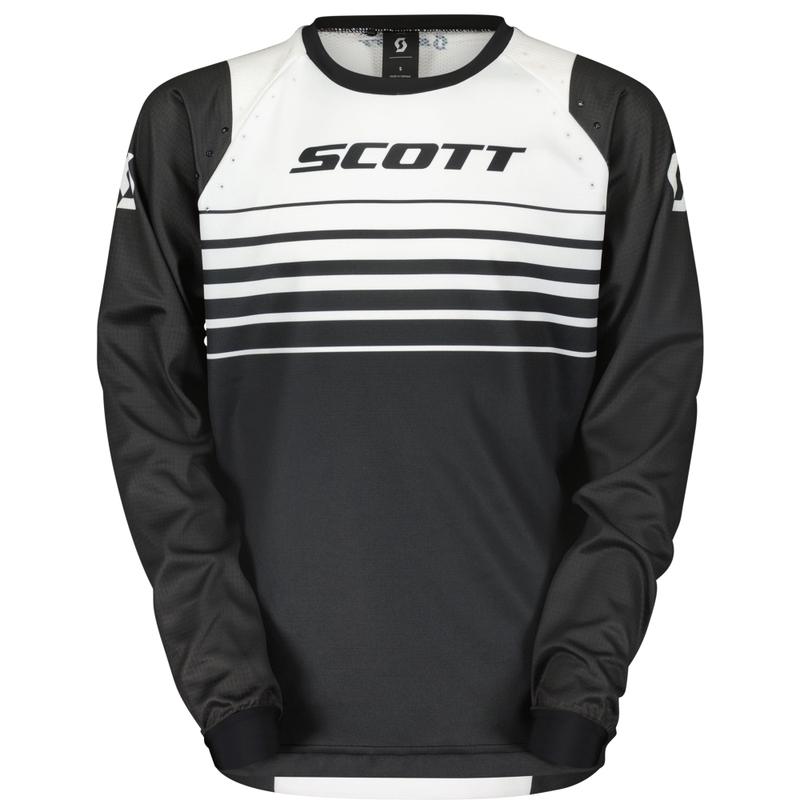 Maillot de motocross SCOTT EVO Swap pour enfant Noir-Blanc