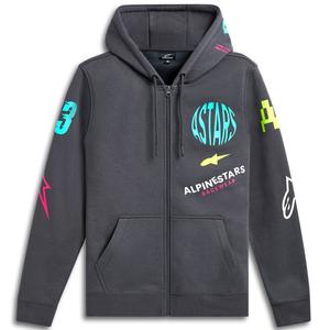 Sweat à capuche Alpinestars Varigate gris foncé