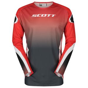 Maillot motocross SCOTT Podium Pro rouge-noir