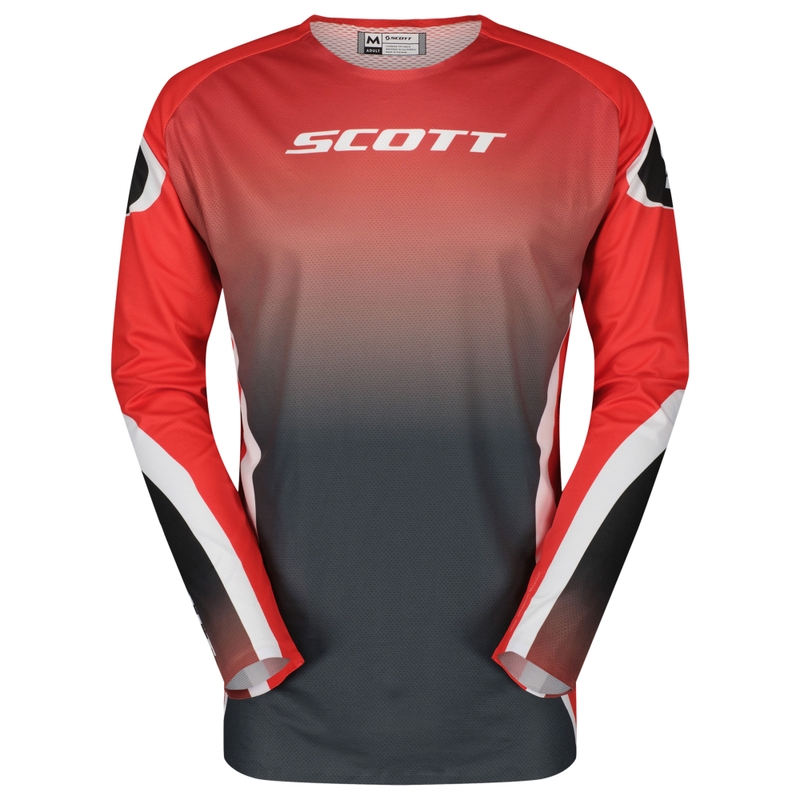 Maillot motocross SCOTT Podium Pro rouge-noir