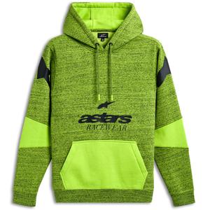 Sweat à capuche Alpinestars Perpetuate vert citron