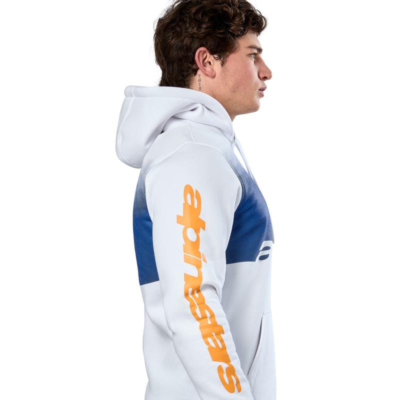 Sweat à capuche Alpinestars Specter blanc