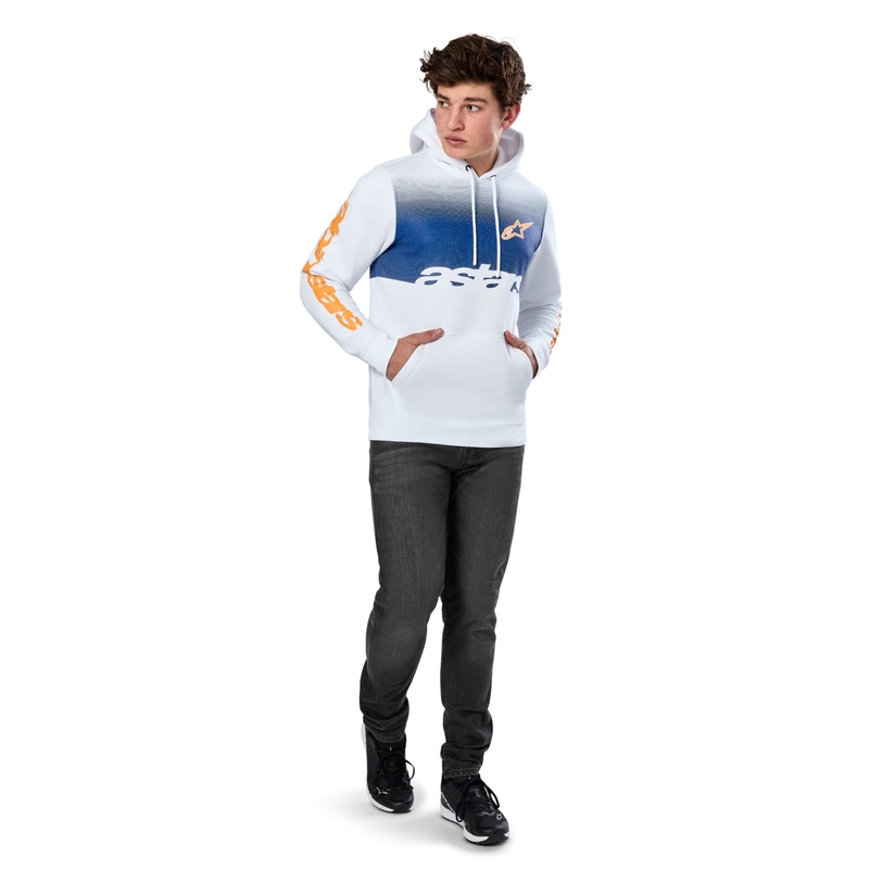 Sweat à capuche Alpinestars Specter blanc
