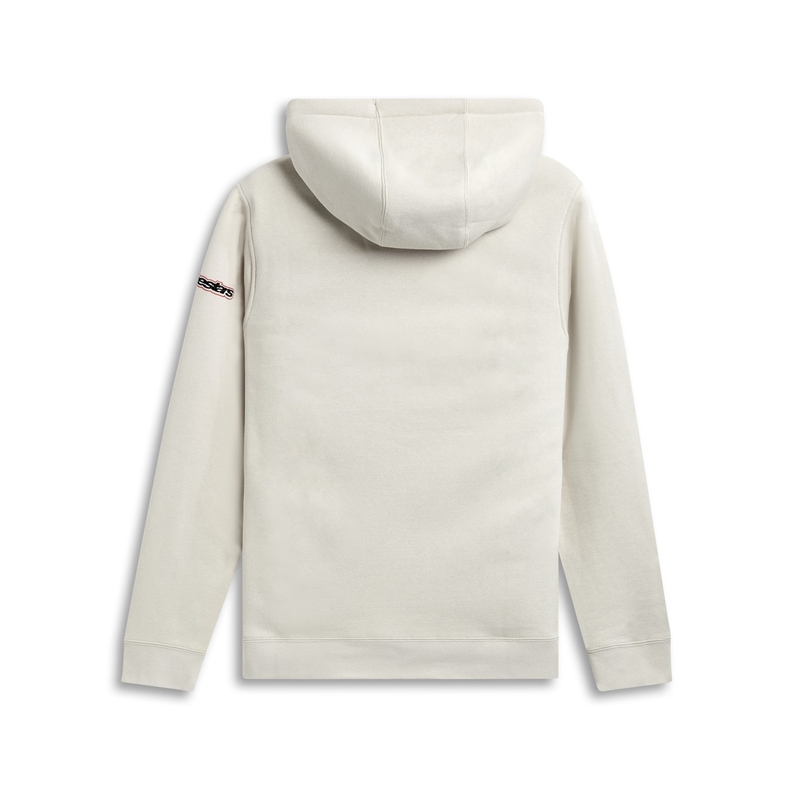 Sweat à capuche Alpinestars Insignia blanc écru