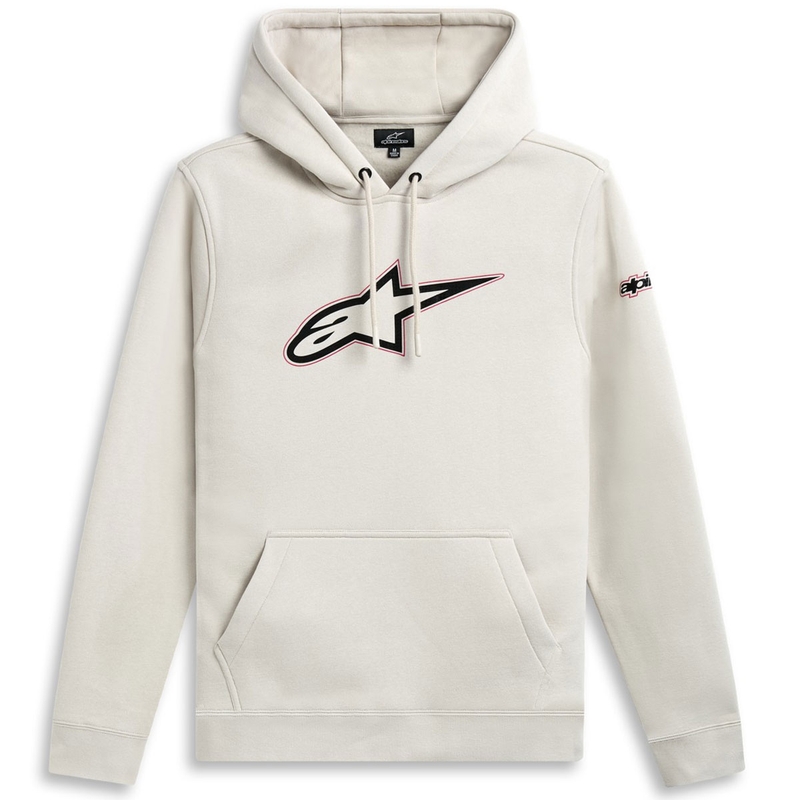 Sweat à capuche Alpinestars Insignia blanc écru