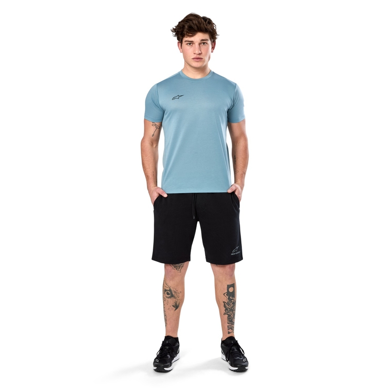 T-shirt Alpinestars Point Performance bleu clair