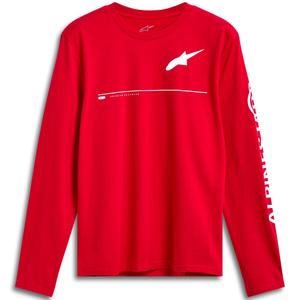 T-shirt à manches longues Alpinestars Committed CSF Rouge