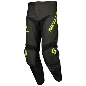 Pantalon motocross SCOTT Compete noir-jaune fluo