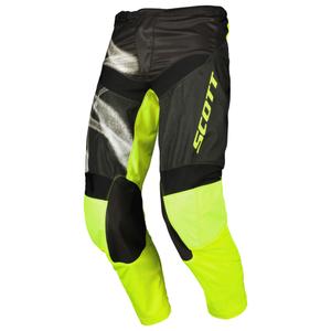 Pantalon motocross SCOTT EVO Dirt noir-jaune fluo